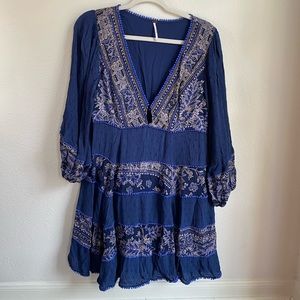 free people long sleeve dress